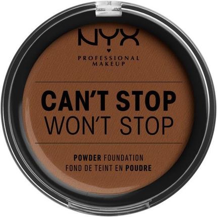 Nyx Professional Makeup Can'T Sto Won'T Stop Powder Foundation Podkład W Pudrze Mocha 10,7 g