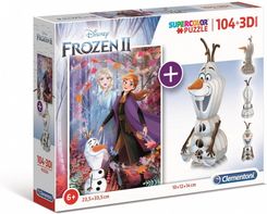 Clementoni Disney Kraina Lodu 2 Puzzle 3D Model 104El - Ceny i opinie ...