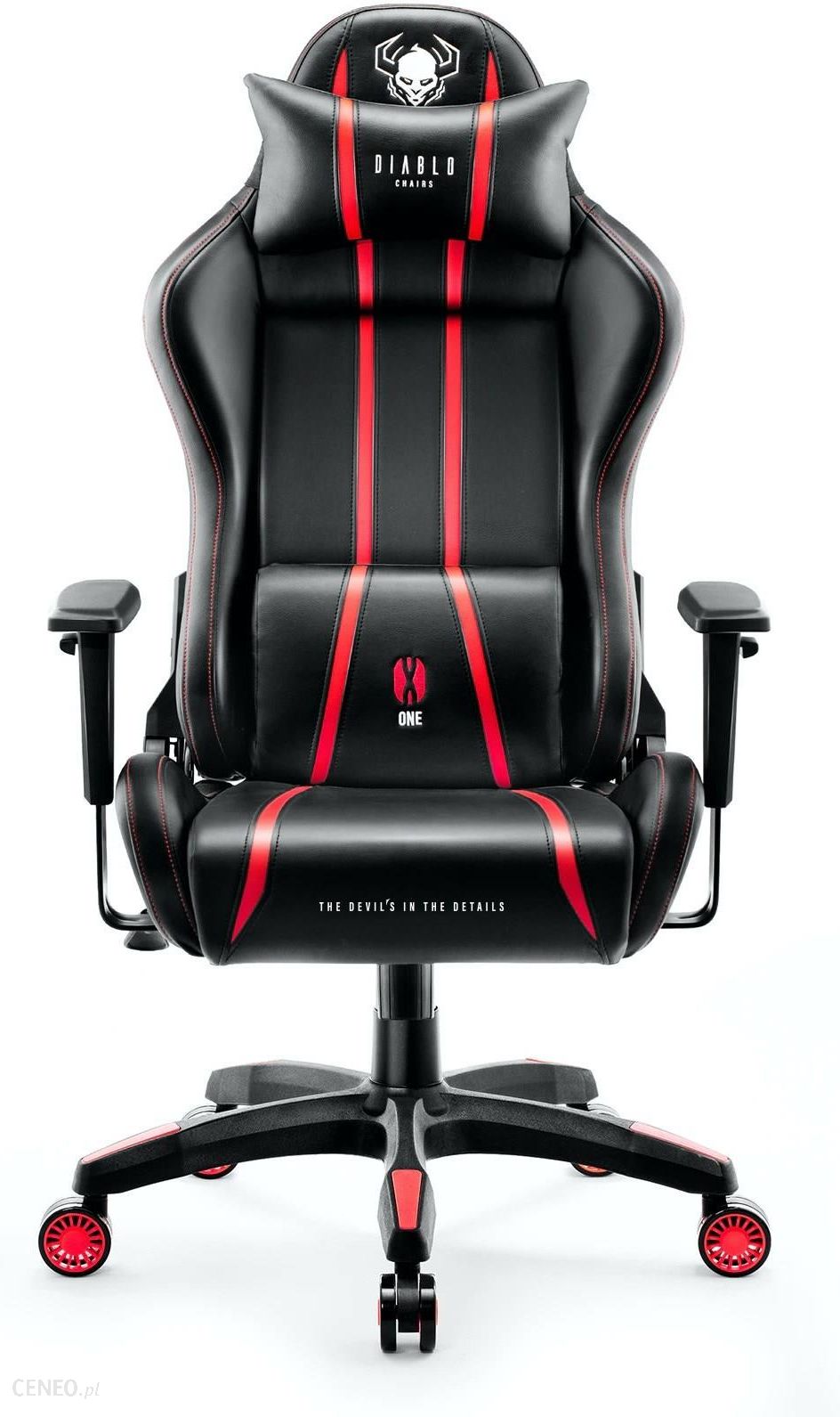 Fotel dla gracza Diablo X-One 2.0 King Size (XL) Czarno-Czerwony - Ceny i  opinie 