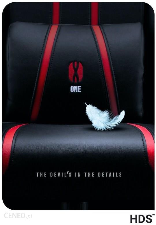 Fotel dla gracza Diablo X-One 2.0 King Size (XL) Czarno-Czerwony - Ceny i  opinie 