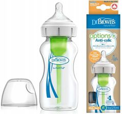Zdjęcie Dr Brown'S Options+ Butelka Antykolkowa Szklana Szeroka Szyjka 270Ml - Józefów nad Wisłą