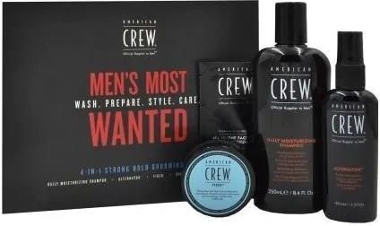 American Crew Men's Most Wanted Strong Hold Zestaw kosmetyków dla mężczyzn