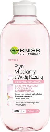 Garnier Skin Naturals Płyn Micelarny z Wodą Różaną 400 ml