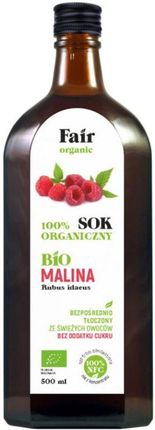 Fair Organic Sok 100% NFC Malina bezpośrednio tłoczony 500ml