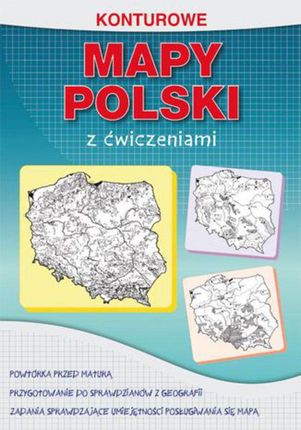 Konturowe mapy Polski z ćwiczeniami (PDF)