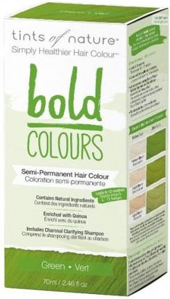 Tints of Nature BOLD Colours Póltrwala farba do wlosów Zielona