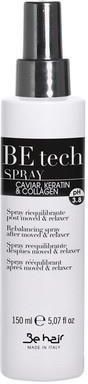 Be Hair Be Tech z kawiorem keratyną i kolagenem Spray do włosów zakwaszający zamykający łuskę pH 3,8 150ml