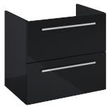 Zdjęcie Elita 167650 Komoda Kwadro Plus 60 2S Bez Blatu Black Hg Pdw - Radzymin