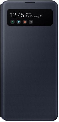 Samsung S View Wallet Cover do Galaxy A41 Czarny (EF-EA415PBEGEU)