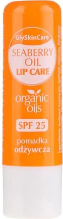 glyskincare Balsam Do Ust Z Organicznym Olejem Z Rokitnika Organic Seaberry Oil Lip Care 4.9g