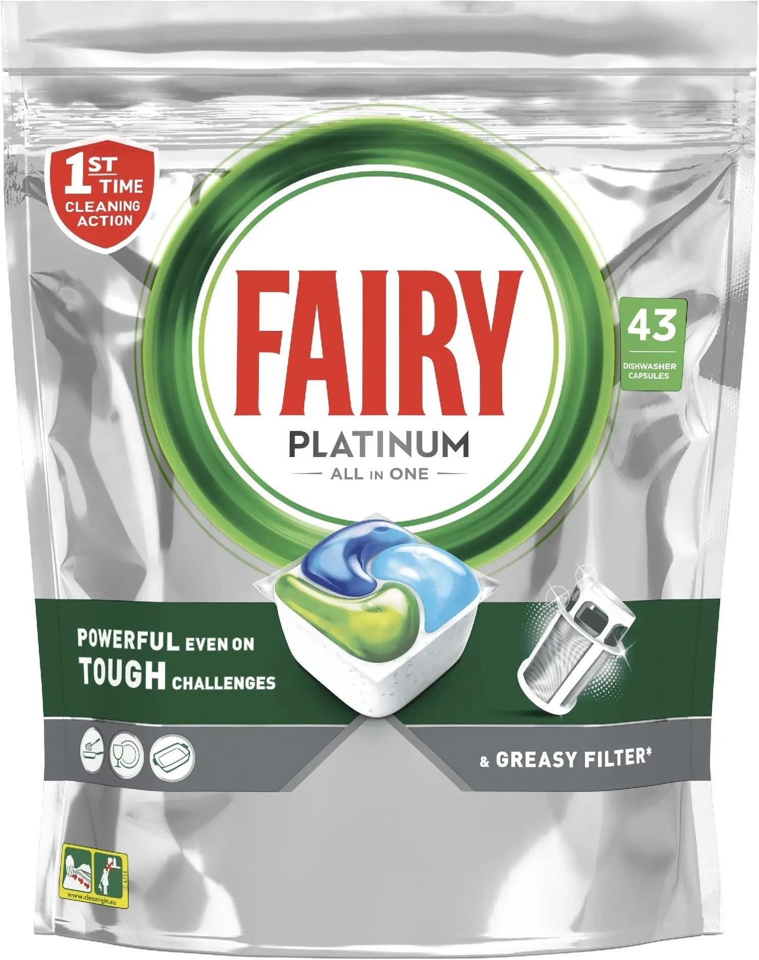 Fairy Platinum All In One Tabletki Do Zmywarki Lemon 43szt - Opinie I ...