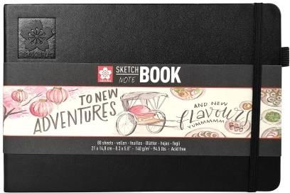 Sakura Szkicownik Sketch Note Book A5 140 G 80 K Kremowe Kartki Poziomy
