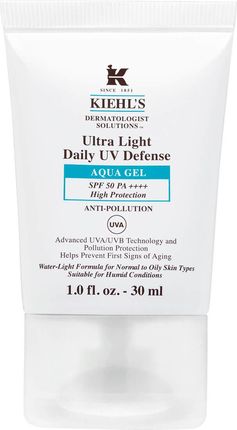 Krem Kiehl's Pielęgnacyjny Do Skóry Tłustej Spf 50 Pa++++ Ultra Light Daily Uv Defense Aqua Gel na dzień 30ml