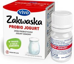 Zakwaski Vivo Jogurt Domowy Probio 2X1G - Jogurty kefiry i desery mleczne