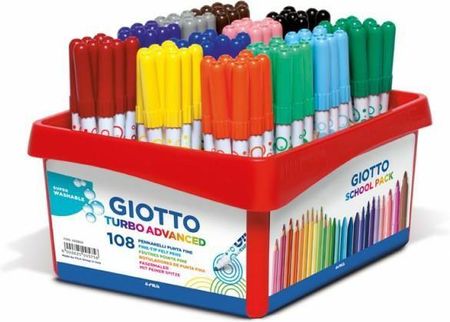 Flamastry Giotto Schoolpack 108Szt