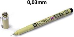 Zdjęcie Cienkopis Sakura Pigma Micron 003 Czar - Aleksandrów Łódzki