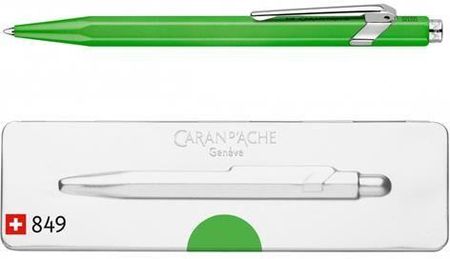 Długopis Caran D'Ache 849 Pop Line Fluo M W Pudełku Zielony
