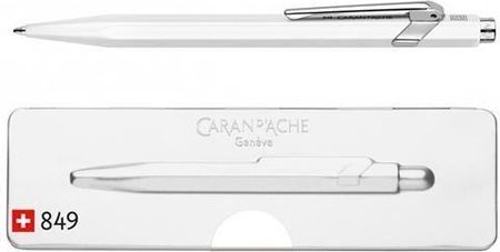 Długopis Caran D'Ache 849 Pop Line Fluo M W Pudełku Biały