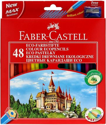 Kredki Ołówkowe Faber Castell Zamek 48 Kolorów
