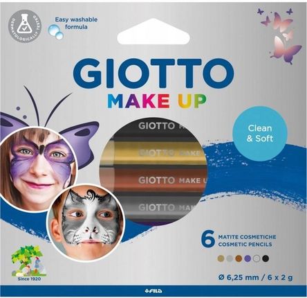 Kredki Kosmetyczne Giotto Make Up 6 Kolorów