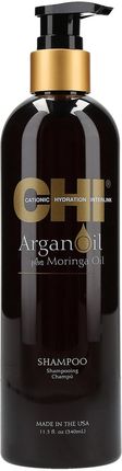 Farouk Chi Argan Oil & Moringa Oil Szampon Do Włosów Z Olejkami 340 ml