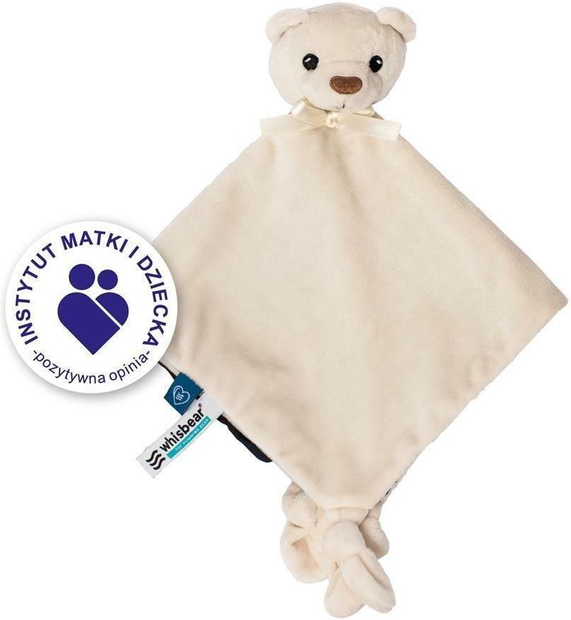 Whisbear Doudou Kocyk Przytulanka Miś Biały Whisb121Friends Of Whisbear - zdjęcie 2 Whisbear Doudou Kocyk Przytulanka Miś Biały Whisb121Friends Of Whisbear