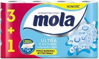 Ręcznik papierowy Mola Ultra Chłonne 3szt+1