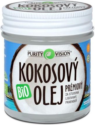 Purity Vision Bezzapachowy Olej Kokosowy Bio Coconut Oil 120Ml