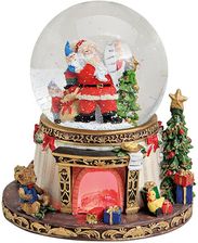 Kula śnieżna z pozytywką led 19x16cm - Figurki bożonarodzeniowe