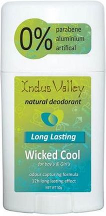 Indus Valley Dezodorant W Sztyfcie Z Naturalnymi Wicked Cool 50G