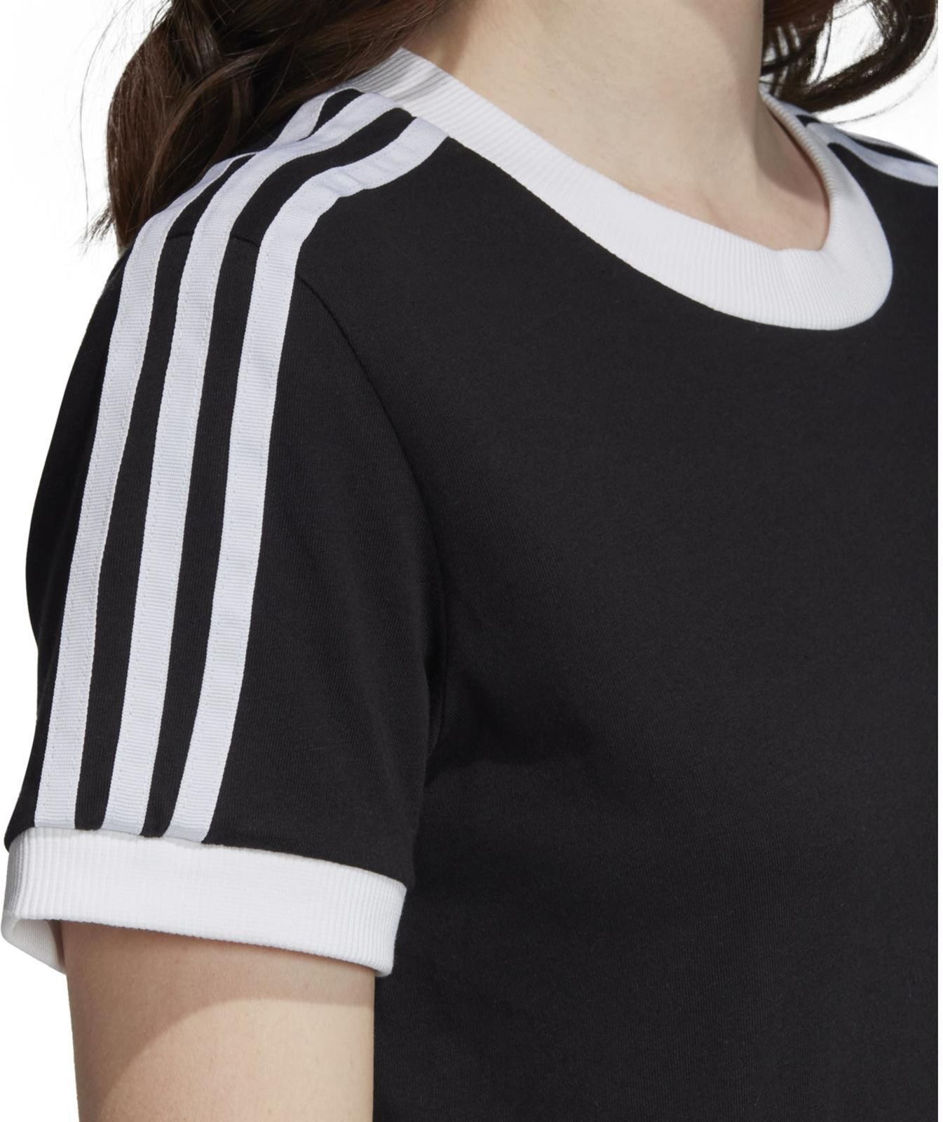 adidas Koszulka 3 Str Tee Blac Ed7482 Czarny - zdjęcie 5 adidas Koszulka 3 Str Tee Blac Ed7482 Czarny