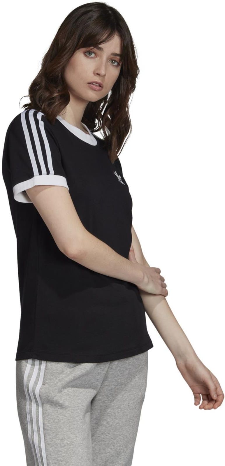 adidas Koszulka 3 Str Tee Blac Ed7482 Czarny - zdjęcie 6 adidas Koszulka 3 Str Tee Blac Ed7482 Czarny
