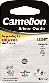 Camelion Camelion Silver Oxid celles 1.55V (SR60W)/G1/364, 1-pack, &amp;quot;no mercury&amp;quot;