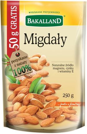 Migdały Bakalland 200g 50ggratis