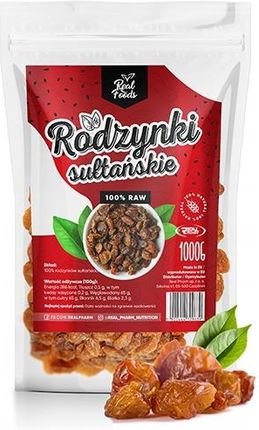 Real Foods Rodzynki Sułtańskie 1000g