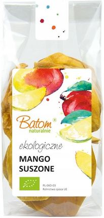 Ekologiczne Mango Suszone Plastry 250G Batom Bio