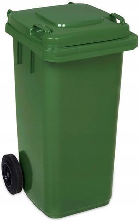 Pojemnik Na Odpady 120L Kosz Na Śmieci Zielony