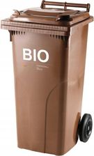 Pojemnik kubeł na Bio odpady i śmieci 120L - Kosze i kontenery na śmieci