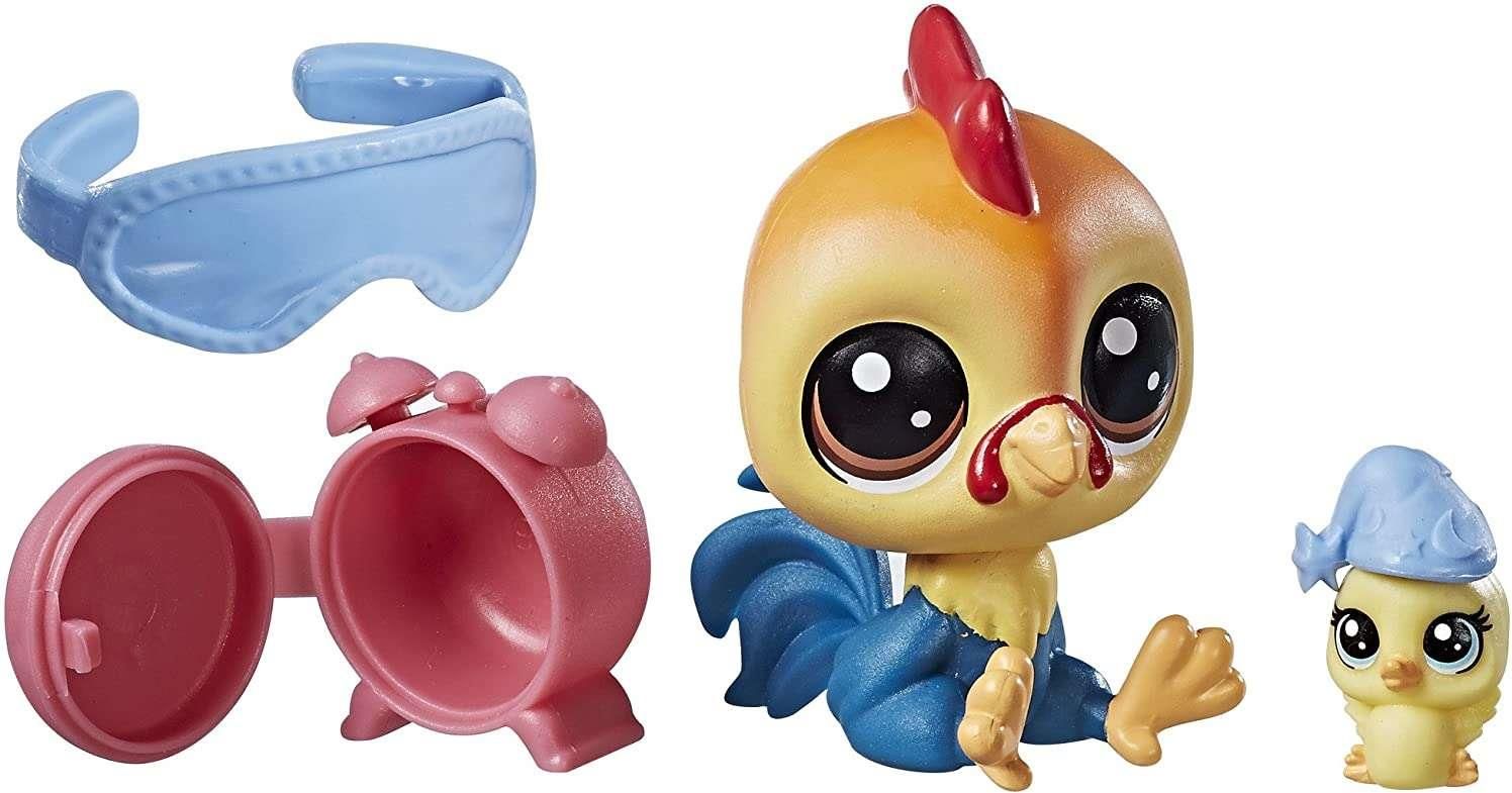 Littlest Pet Shop Chicken Chicken Friend Figure 2-Pack 3338, 3339 Hasbro  Toys - ToyWiz