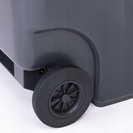 Pojemnik Na Odpady Kosz Śmieci 240l Żółty - zdjęcie 2