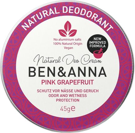 Ben & Anna Dezodorant W Metalowej Puszce Pink Grapefruit 45 G