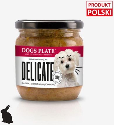 Dogs Plate Delicate Dla Psów Alergików 360G