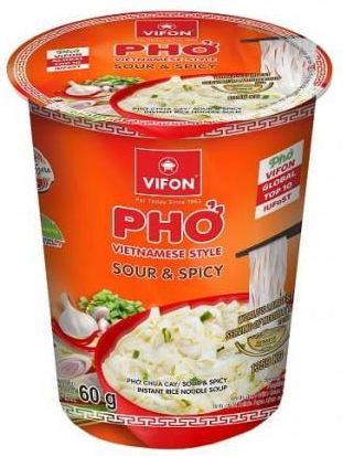 Zupa Pho Chua Cay smak ostro-kwaśny Vifon kubek