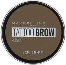 Zdjęcie Maybelline New York Tattoo Brow Pomade pomada do brwi 03 Medium Brown 3,5 ml - Przemyśl