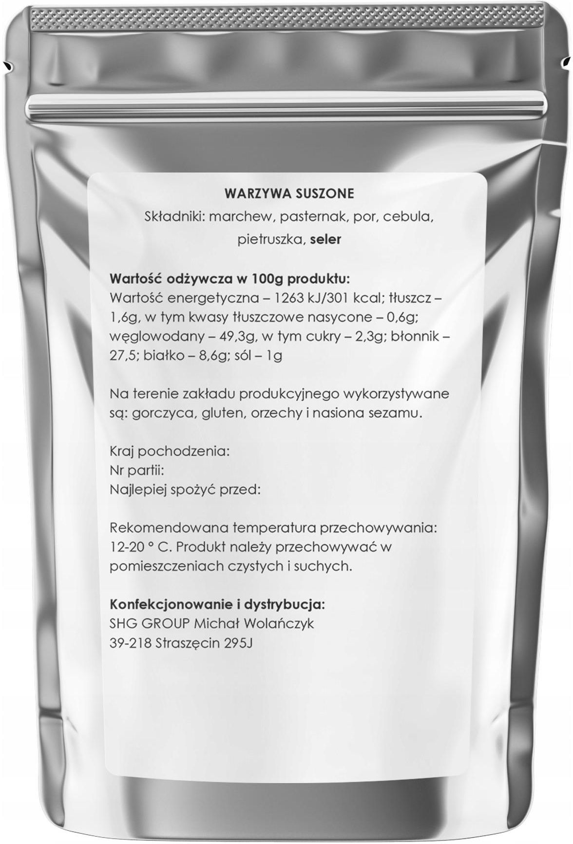 Warzywa Suszone Naturalne bez chemii 1kg