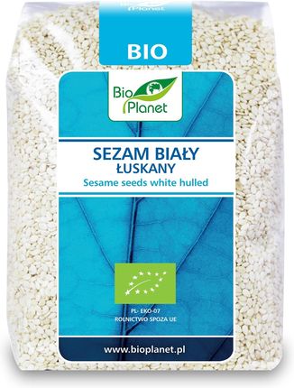 Sezam biały łuskany Bio 250g Bio Planet