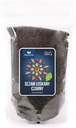 Sezam Łuskany Czarny Ziarno 1kg 1000g Frutavita