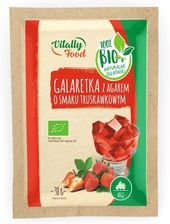Galaretka z agarem truskawkowa Vitally Food Bio, - zdjęcie 1