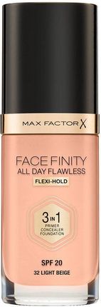 Max Factor Facefinity All Day Flawless 3-In-1 Podkład #32 Light Beige 30 ml