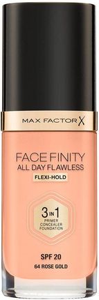 Max Factor Facefinity All Day Flawless 3-In-1 Podkład C64 Rosegold 30 ml